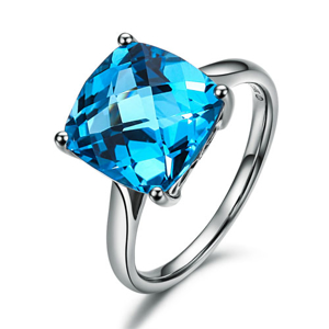 Picture of Gemstone Blue Ring