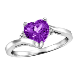 Picture of Designer Heart-shaped Gemstone Ring