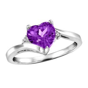 Picture of Designer Heart-shaped Gemstone Ring